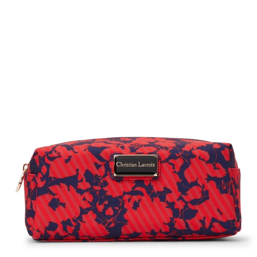 Christain Lacroix Anabel Floral Print Cosmetic Bag